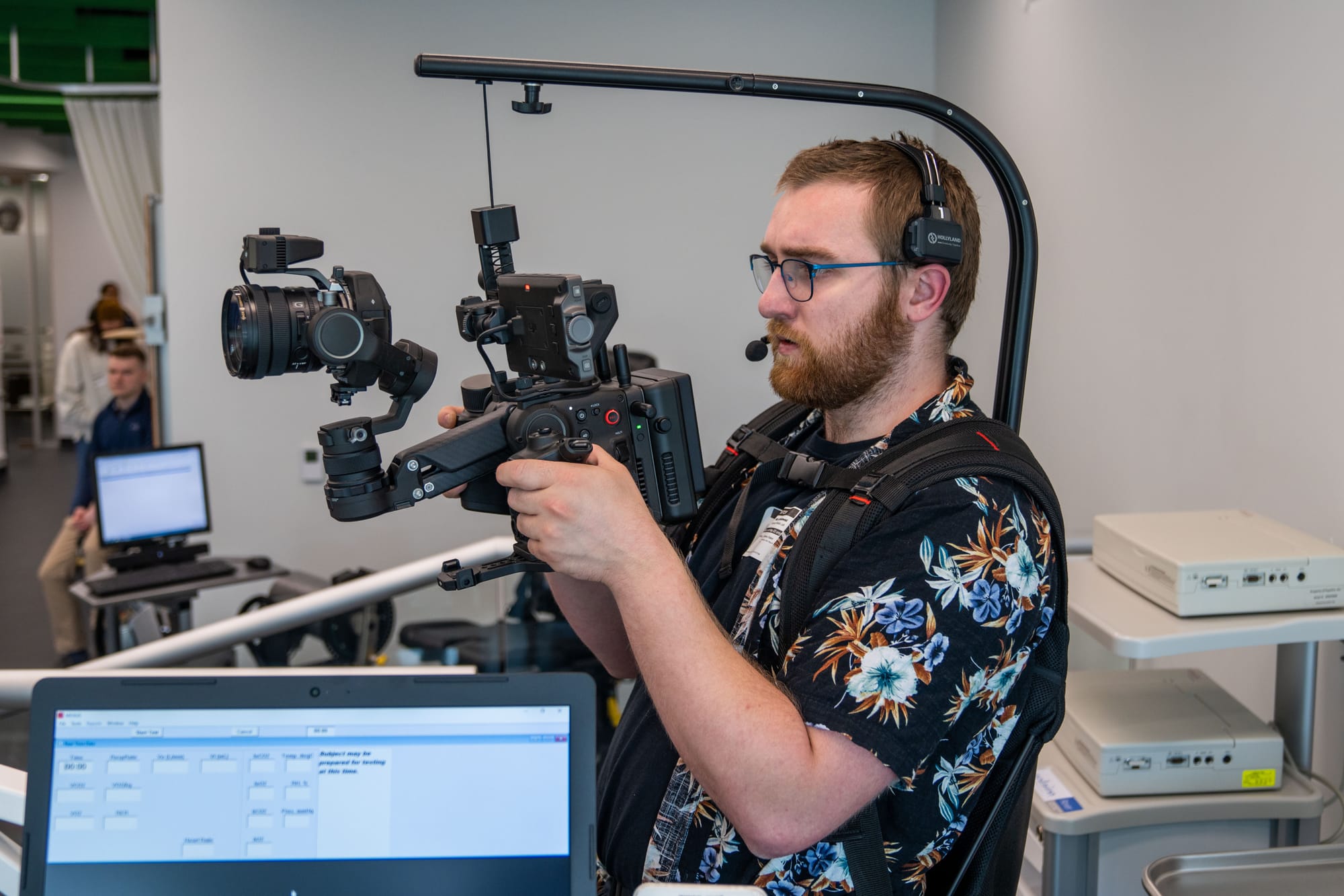 Filming a High-Profile Athlete Shoot