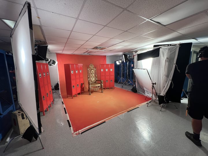 Filming a High-Profile Athlete Shoot